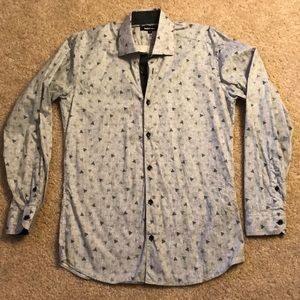 Jared Lang Triangle Print Dress Shirt